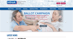 Desktop Screenshot of massnurses.org